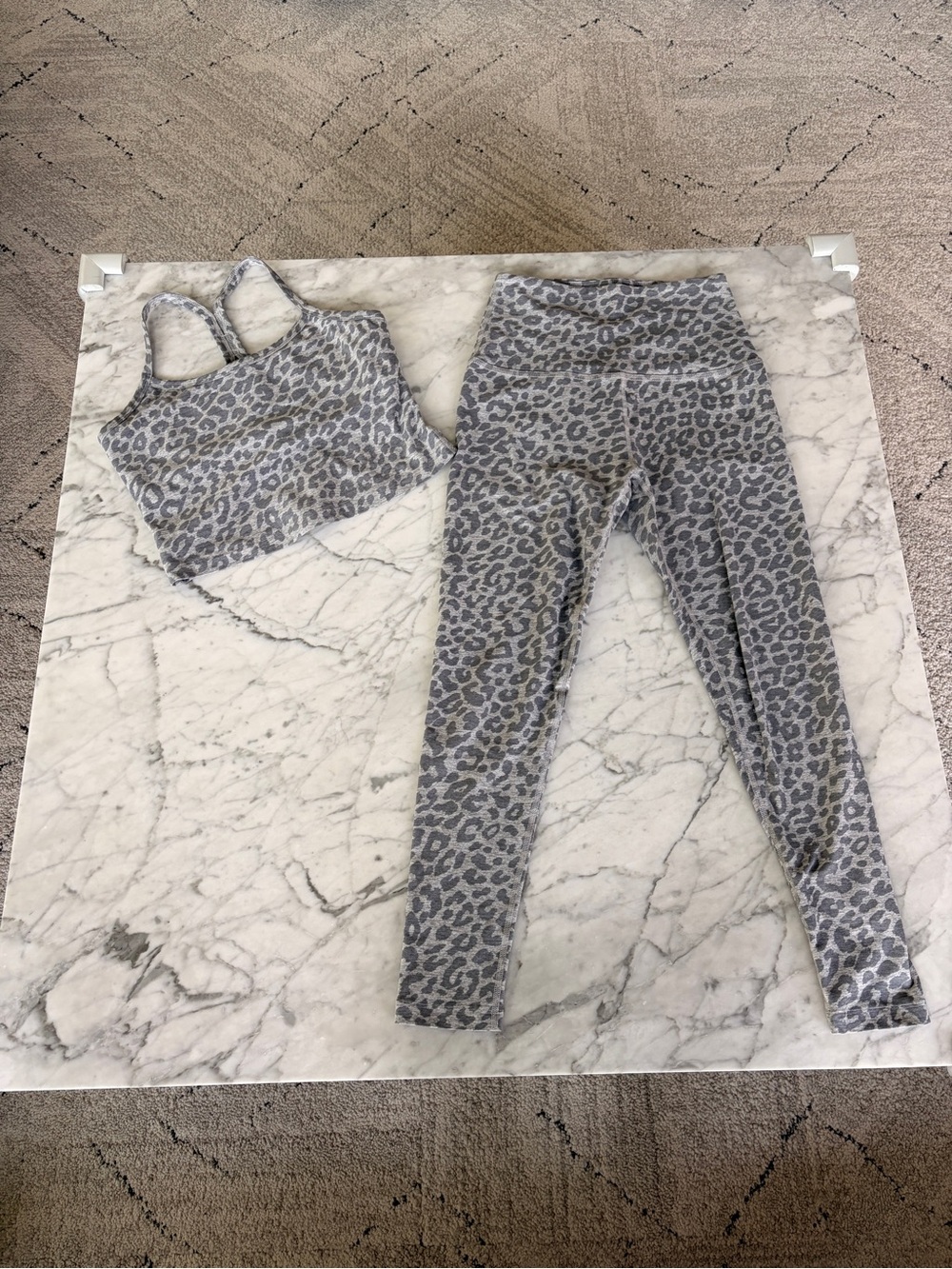Beyond Yoga Leopard Set